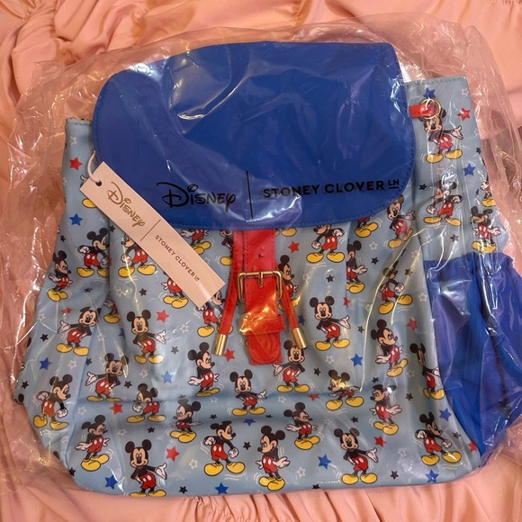 Disney Mickey Mouse Blue Backpack SCL NWT - Picture 1 of 3
